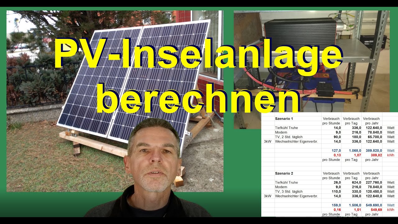 PV-Inselanlage berechnen