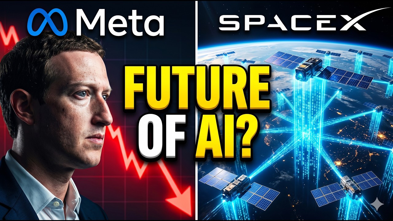Meta Stock Dip! META vs SpaceX Space Data Centers: The Future of AI Compute?