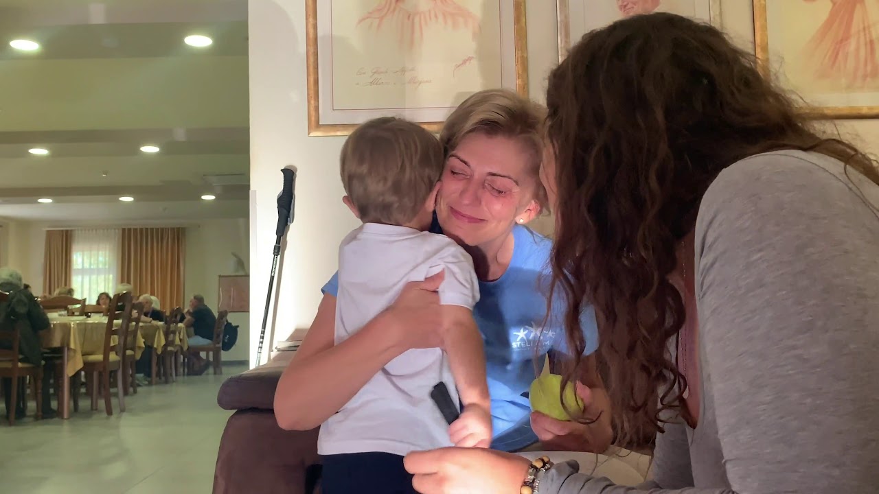 Sawyer meets Mirjana in Medjugorje