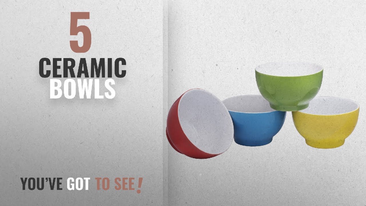 Best Ceramic Bowls [2018]: Everyday Ceramic Bowls - Cereal, Soup, Ice Cream, Salad, Pasta, Fruit, 20