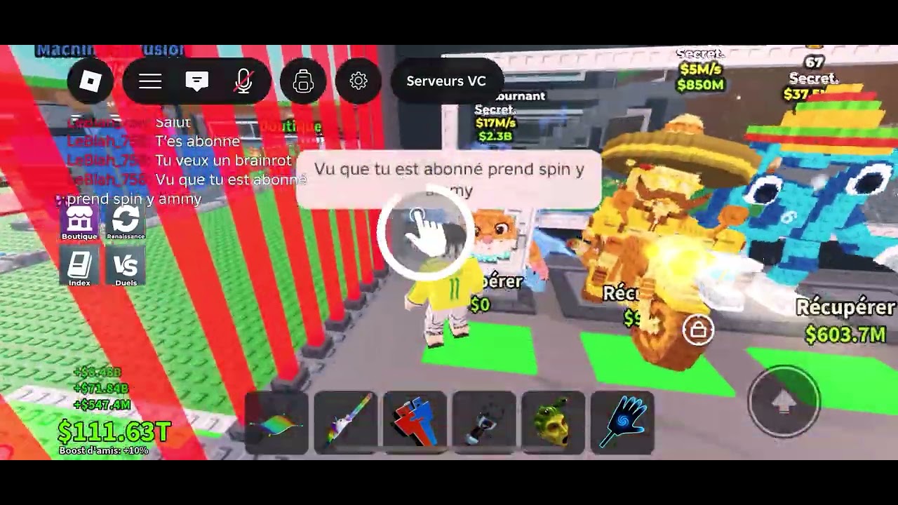 Je donne des brainrot gratuit au abonné. ABONNEZ VOIS POUR QUE JE PUISSE FAIRE DES LIVES