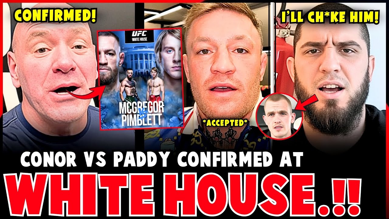 Conor McGregor vs Paddy Pimblett CONFIRMED at WHITE HOUSE! | Islam Makhachev vs Ian Garry IS NEXT?!