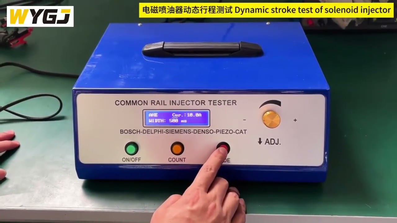 COMMON RAIL INJECTOR TESTER supports testing injectors from BOSCH, DELPHI, SIEMENS, DENSO, PIEZO，CAT