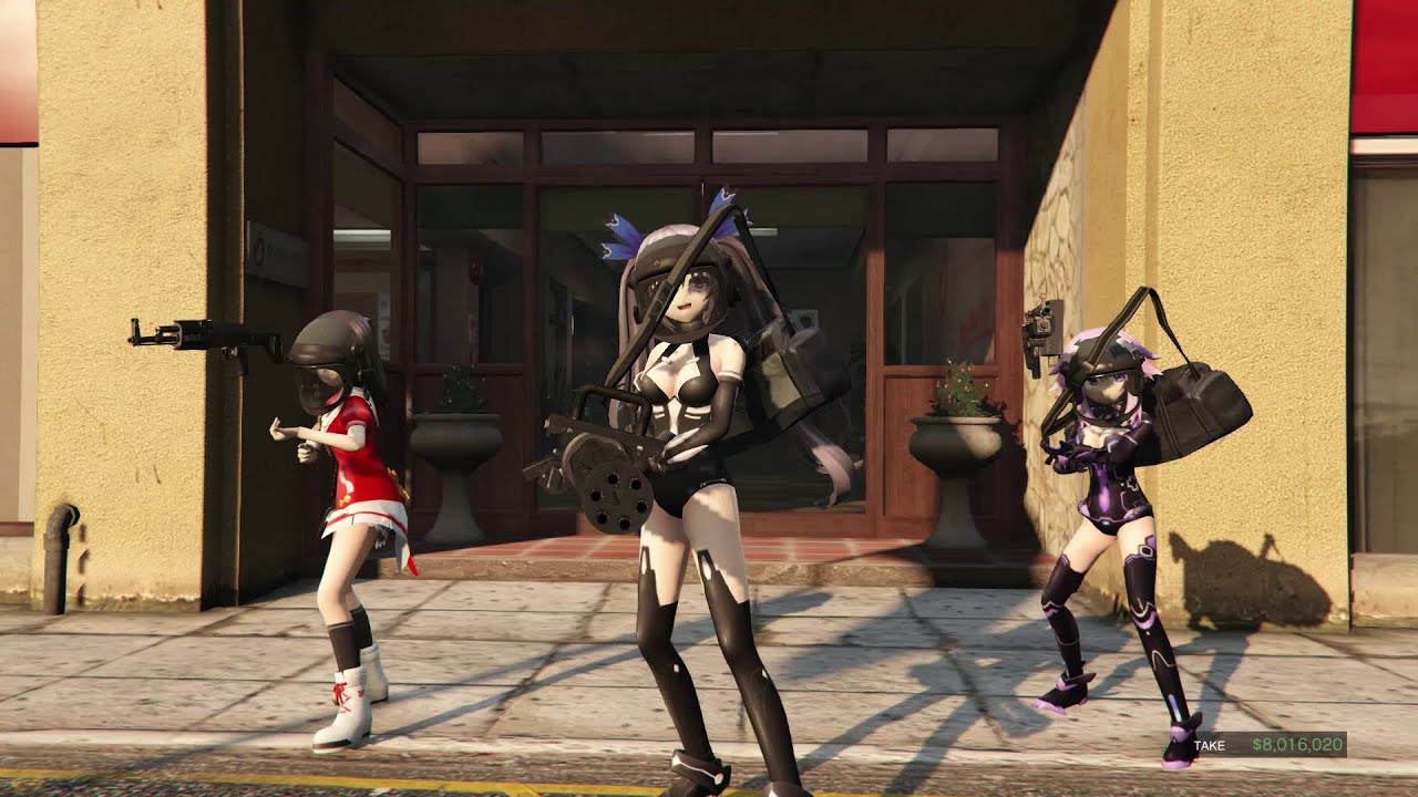 GTA V Neptunia Part 27 - The Paleto Score