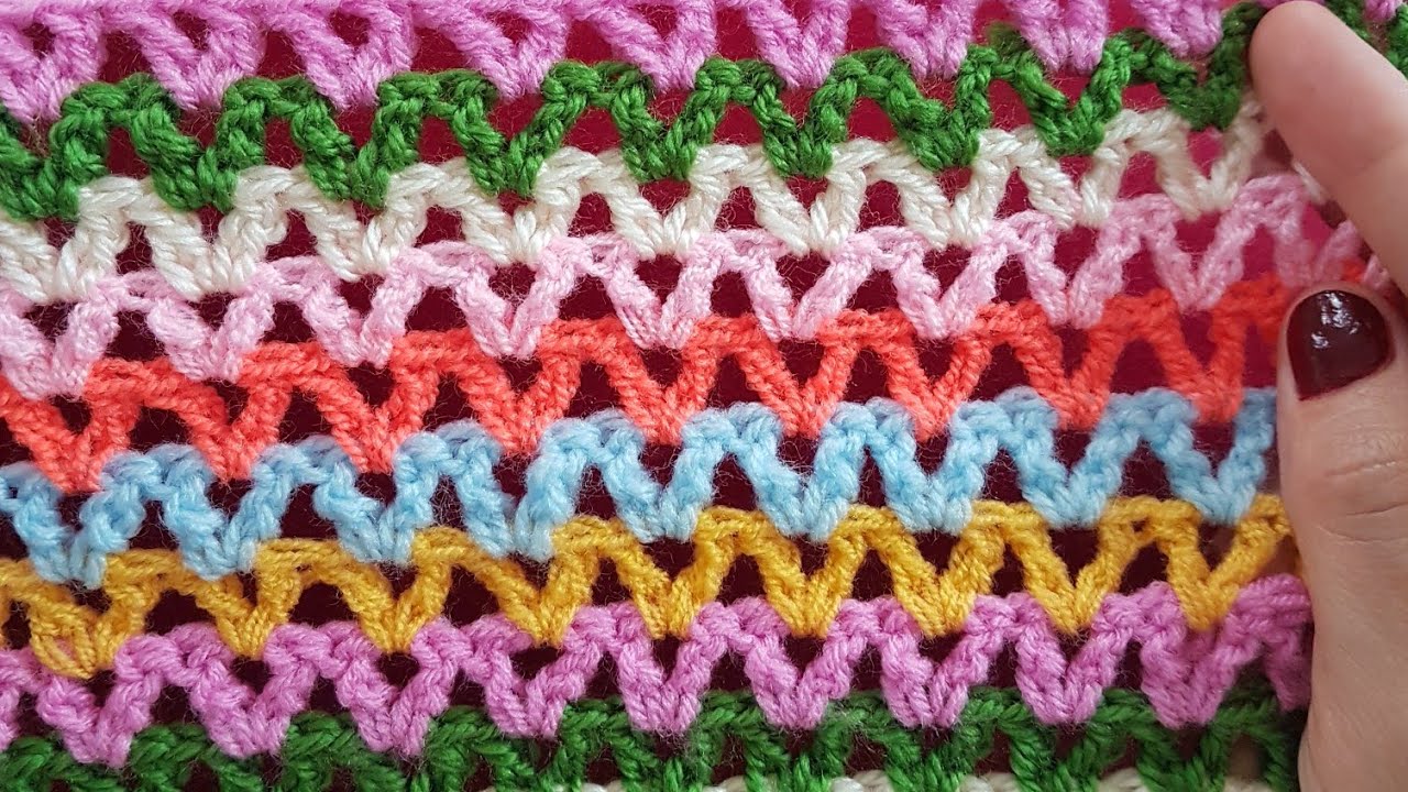 V Model Battaniye / V Stitch