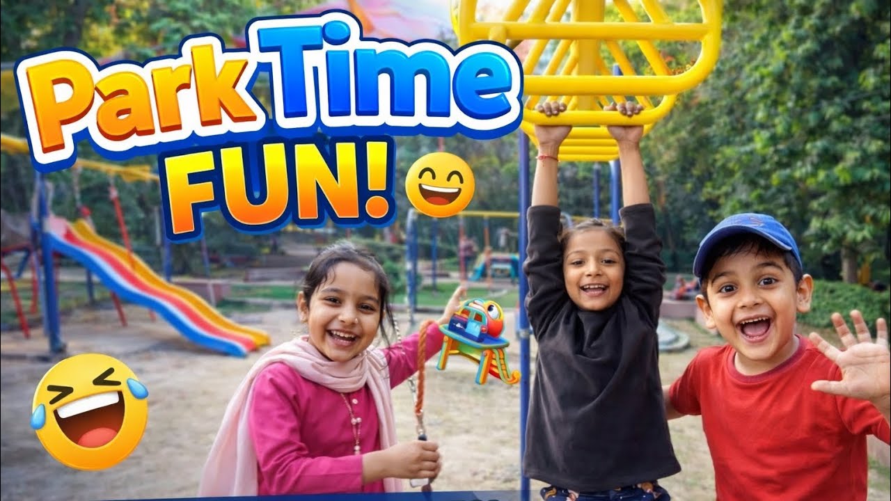 Park Day Full Enjoy 😍 | So Many Rides & Running Fun in the Park