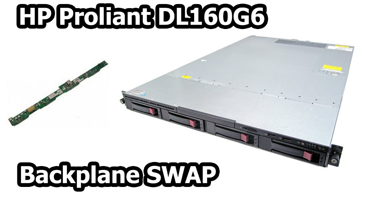 HP Proliant DL160 G6 Servers - Backplane swap | меняем дисковые корзины на серверах