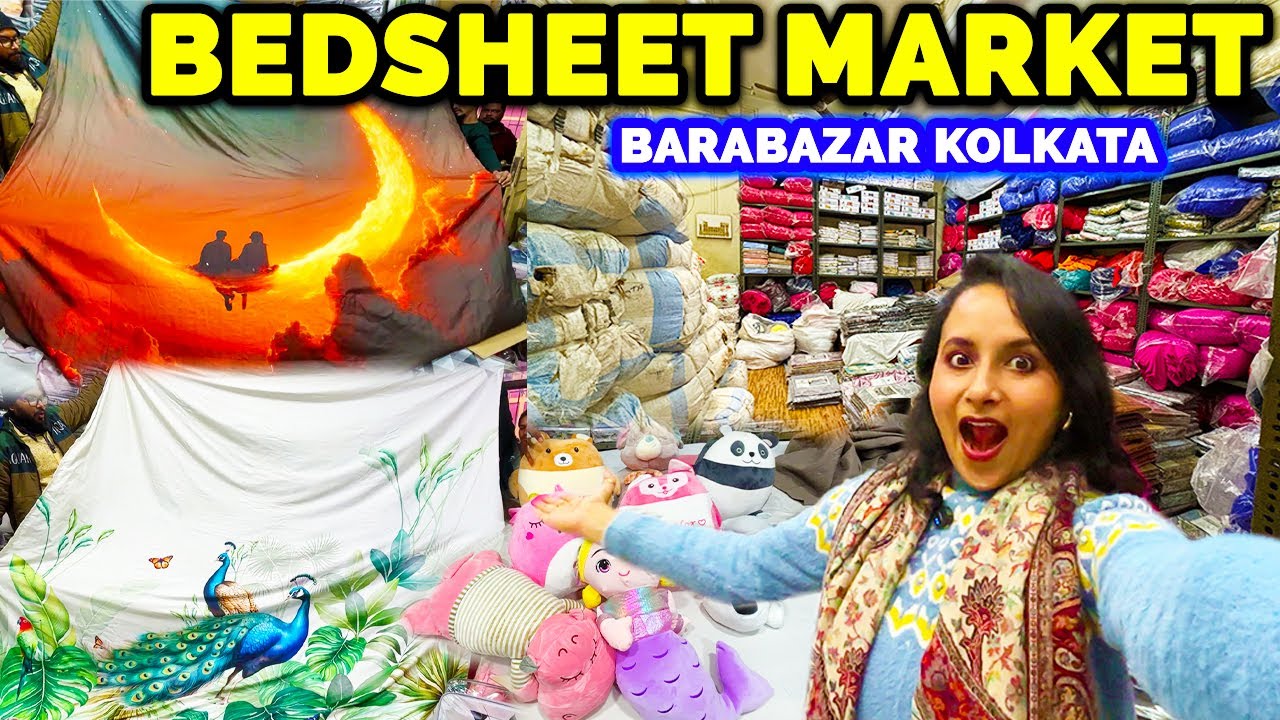 Barabazar Bedsheet Market 2026 | Bedsheet at Factory Rate | Casaloom Bedsheet Kolkata