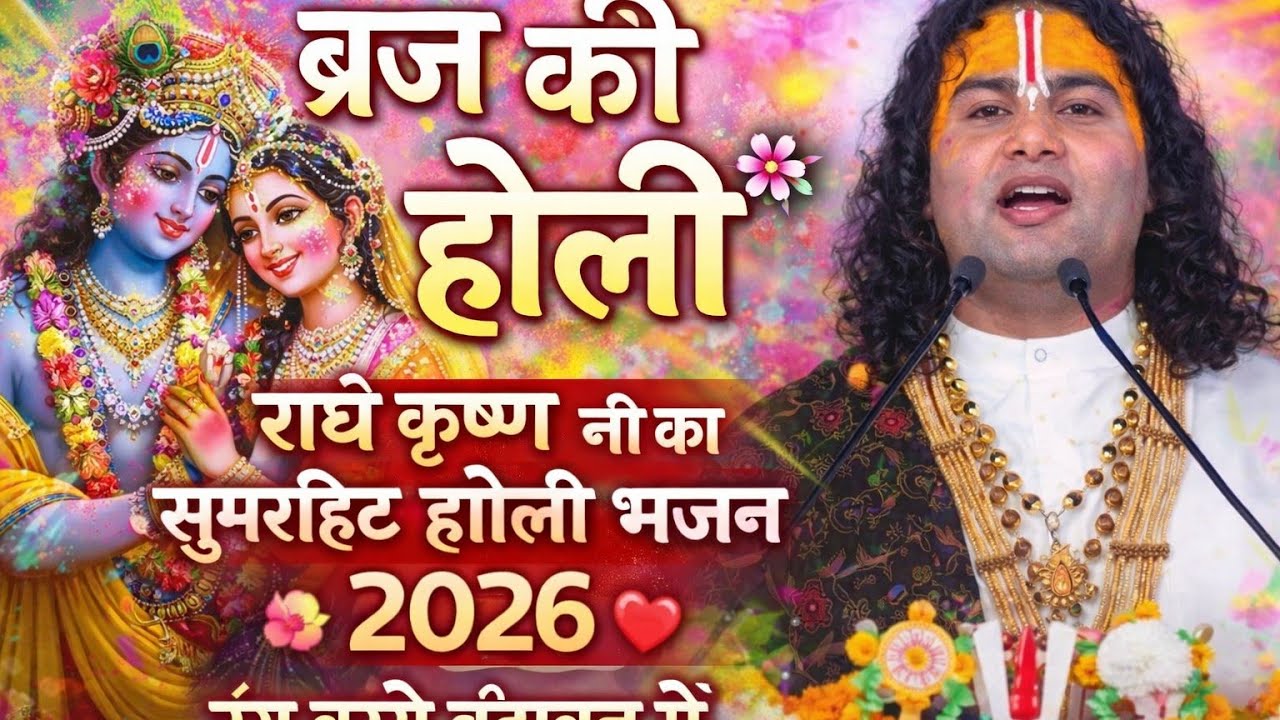 होली स्पेशल भजन 2026  Aniruddhacharya Ji Maharaj
