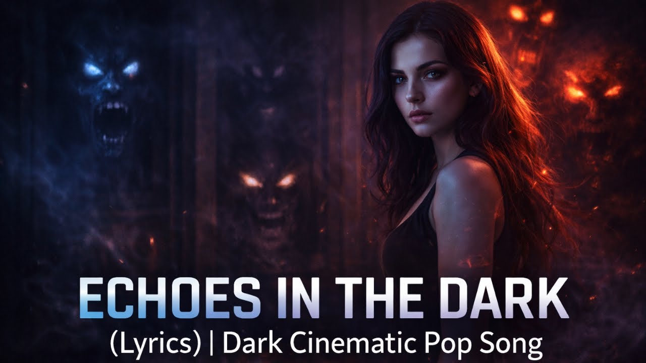 ECHOES IN THE DARK (Lyrics) | Dark Cinematic Pop Song