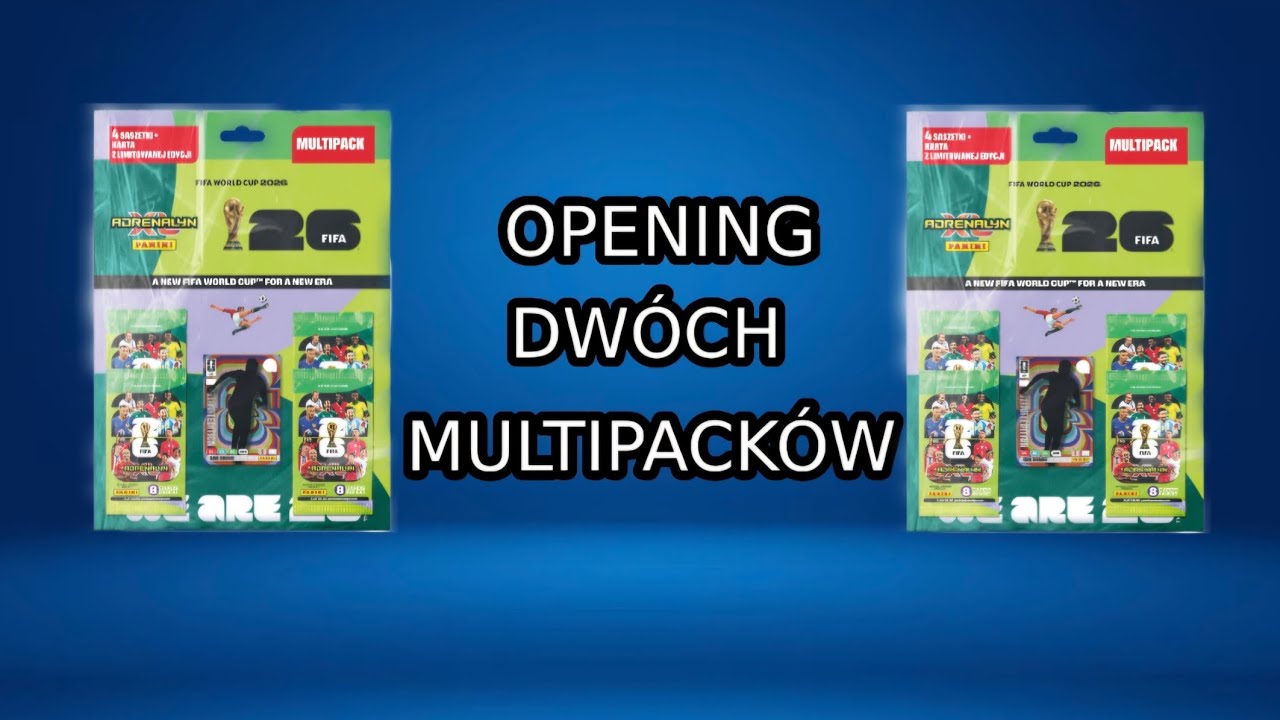 PANINI FIFA WORLD CUP 2026- OTWIERAM DWA MULTIPACKi