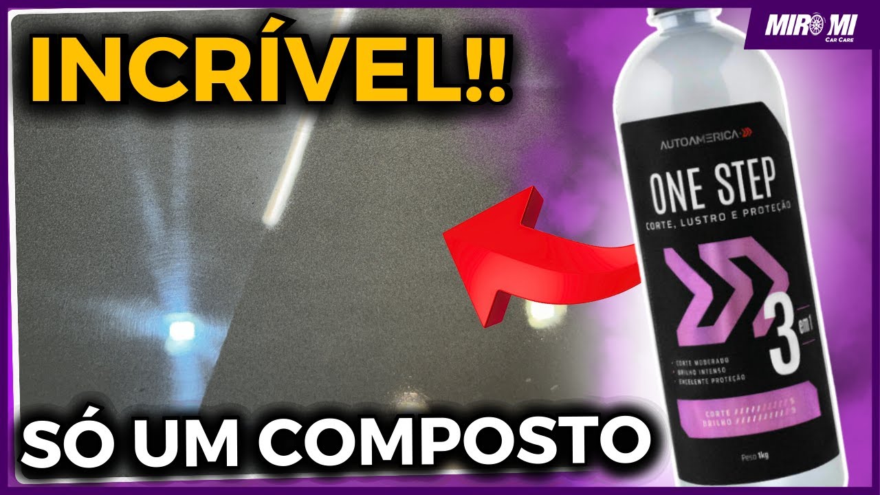 POLIMENTO só com 1 PRODUTO!! É POSSÍVEL?  Teste do novo One Step 3 em 1 Autoamerica.