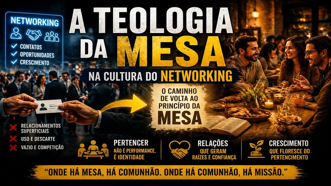 A TEOLOGIA DA MESA na Cultura do NETWORKING