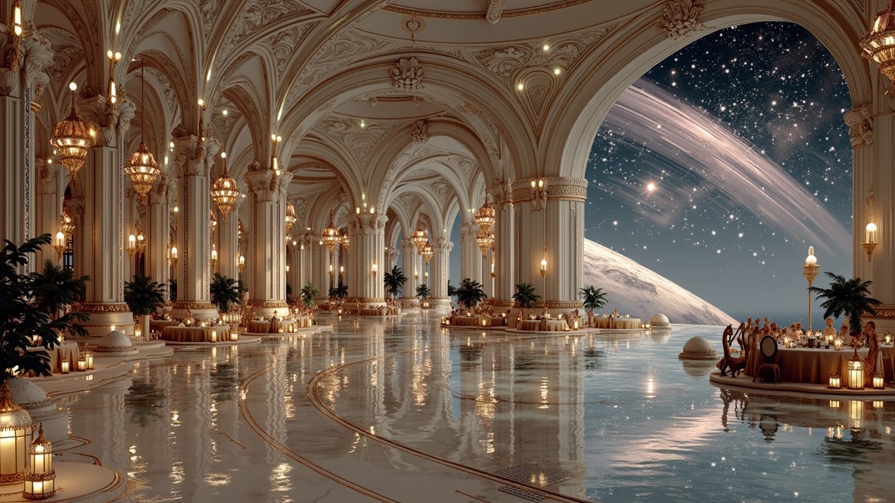 Небесная Sci-Fi атмосфера | Лаунж глубокого космоса и космические фоновые звуки