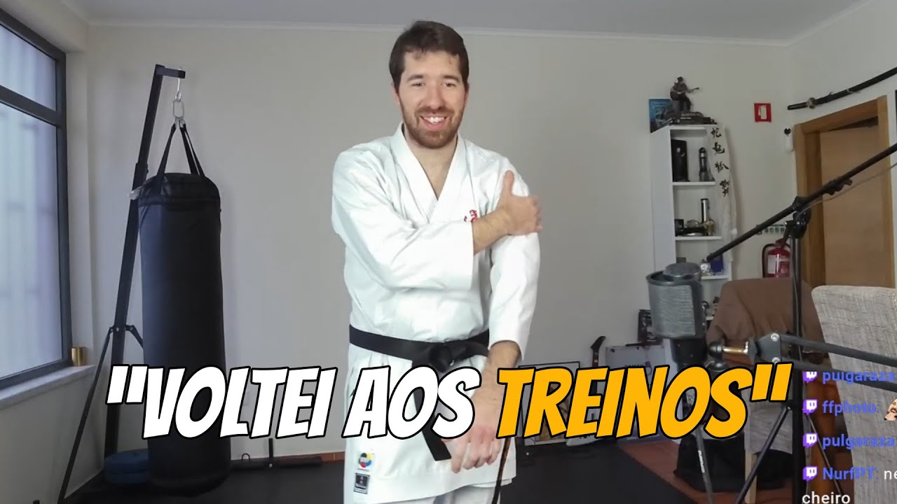 VOLTEI A TREINAR PASSADOS TRÊS MESES...