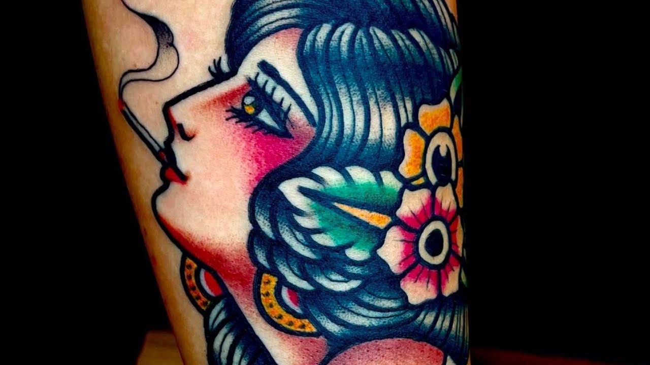 Como desenhar um rosto Old school de perfil