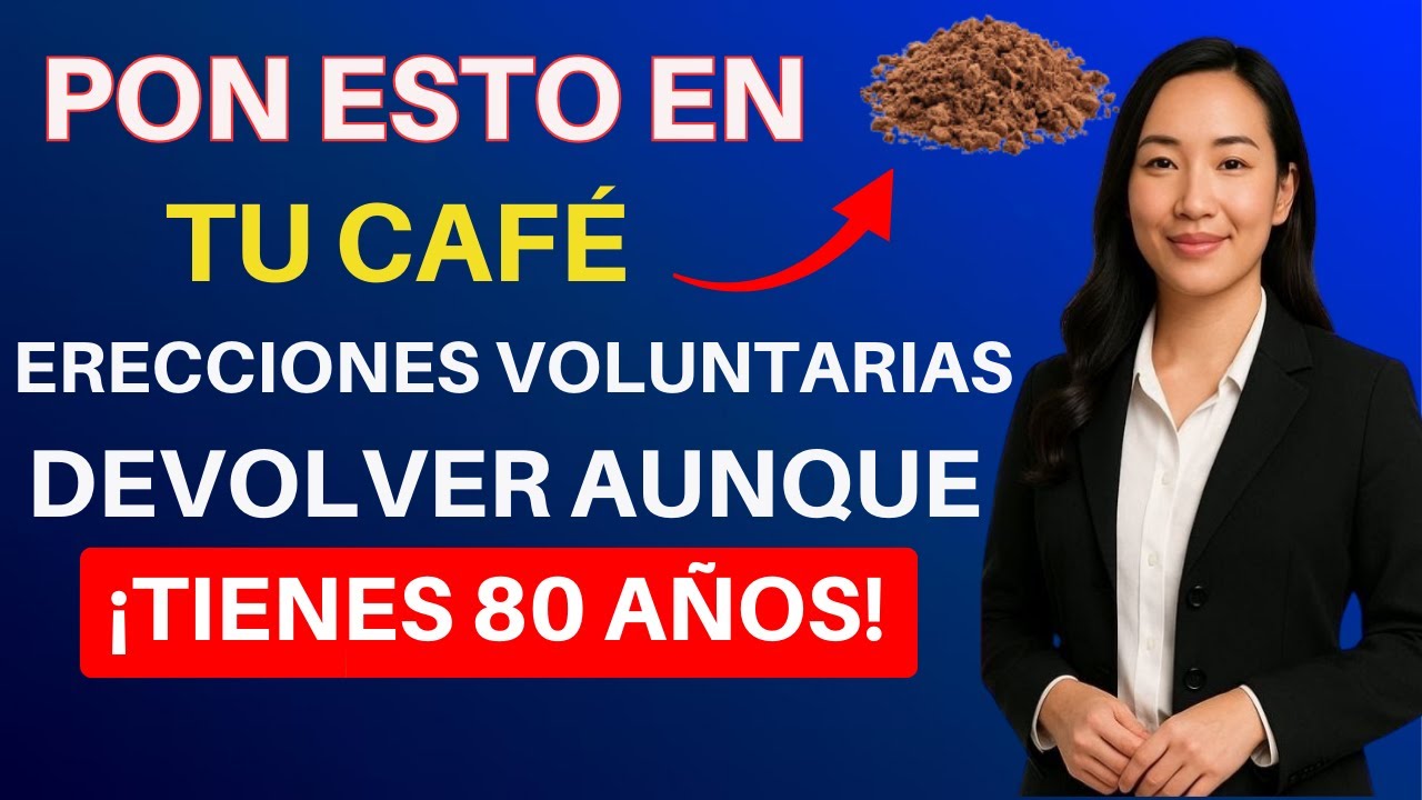 Urólogos: ¡Ponga ESTO en su café y las erecciones volverán incluso a los 80 años..!