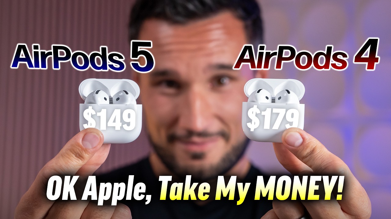 AirPods 5 против AirPods 4 &mdash; ПРОВЕРЯЕМ заявления Apple..