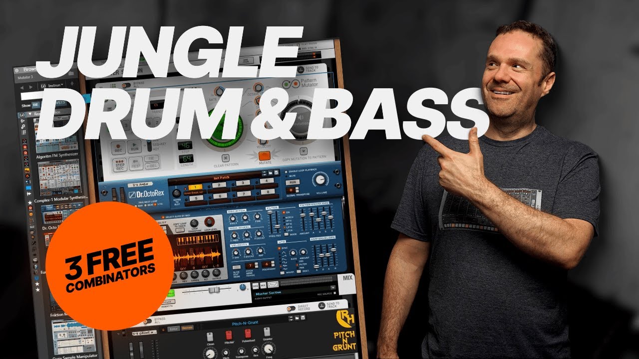 Produce Jungle and Drum n Bass in Reason! - 3 FREE combinators