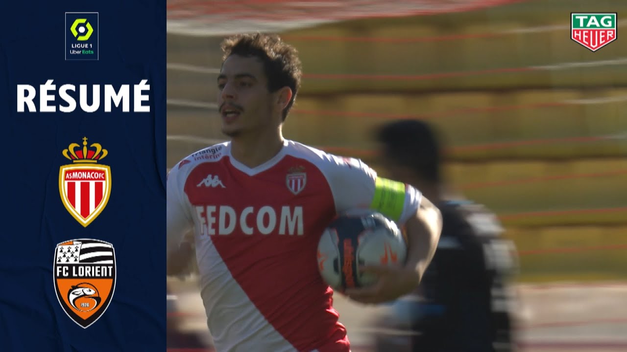 AS MONACO - FC LORIENT (2 - 2) - Résumé - (ASM - FCL) / 2020-2021