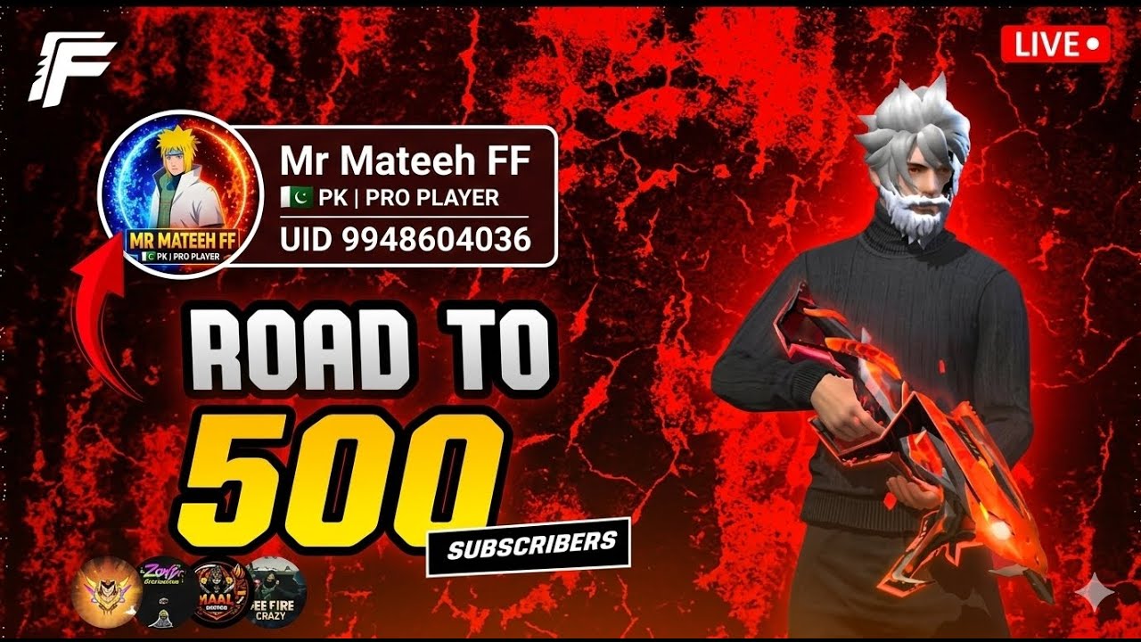 🎯 Free Fire Live | Playing with Subscribers 💥 | Custom Rooms + Giveaways | Mr Mateeh FF