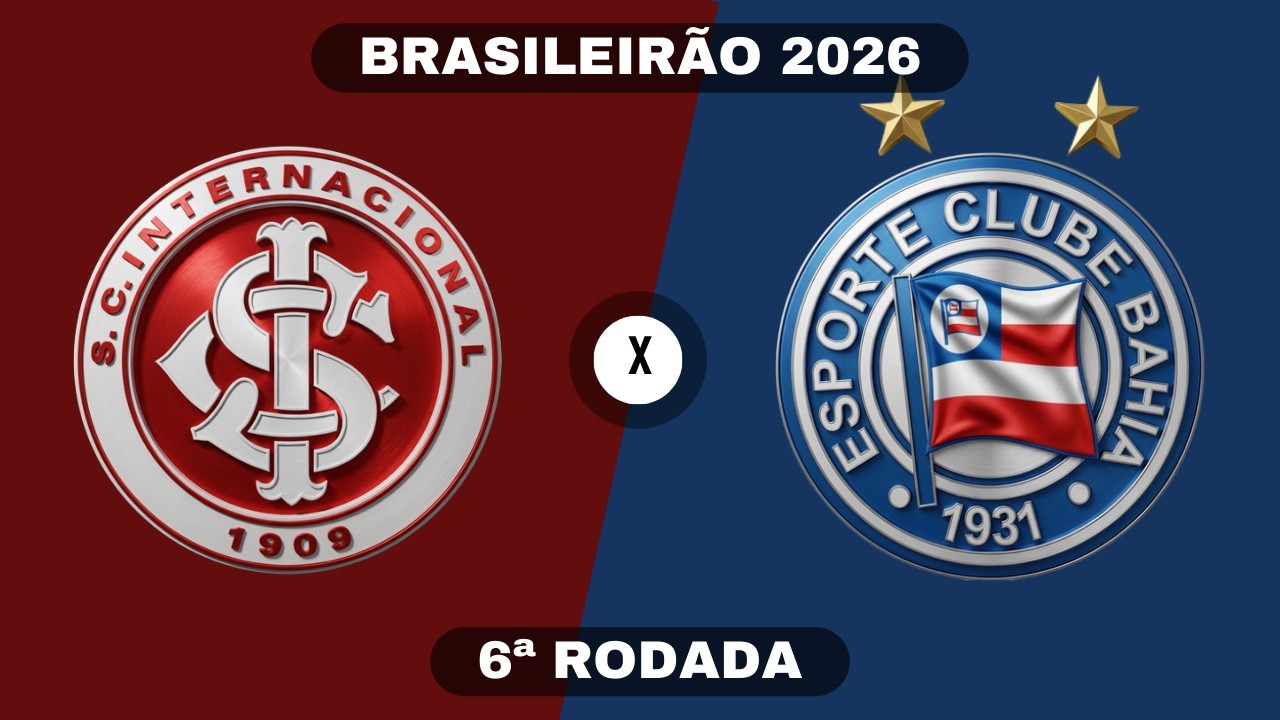 INTERNACIONAL x BAHIA | Brasileirão 2026 | 6ª Rodada | Simulação PES 21 (Gogosz Patch)