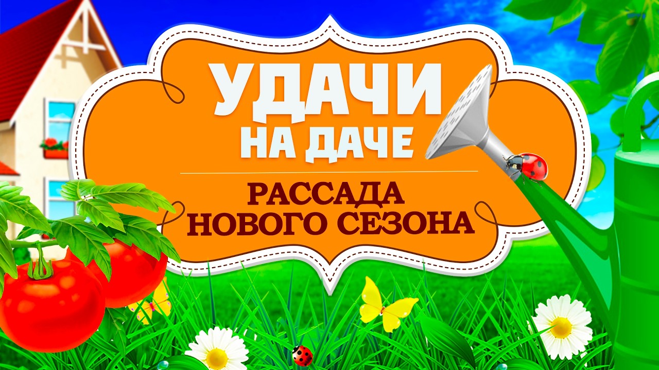 Удачи на даче. Рассада нового сезона: перцы, помидоры, капуста (19.03.2026)