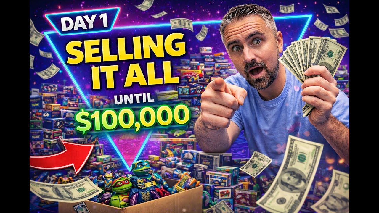 SELLING EVERYTHING Until I Reach $100,000 — Day 1