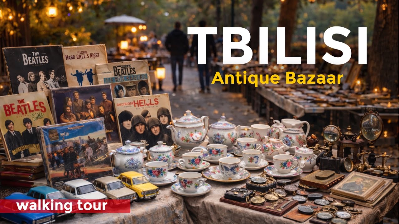 Legendary market of rare antiques in Georgia🇬🇪