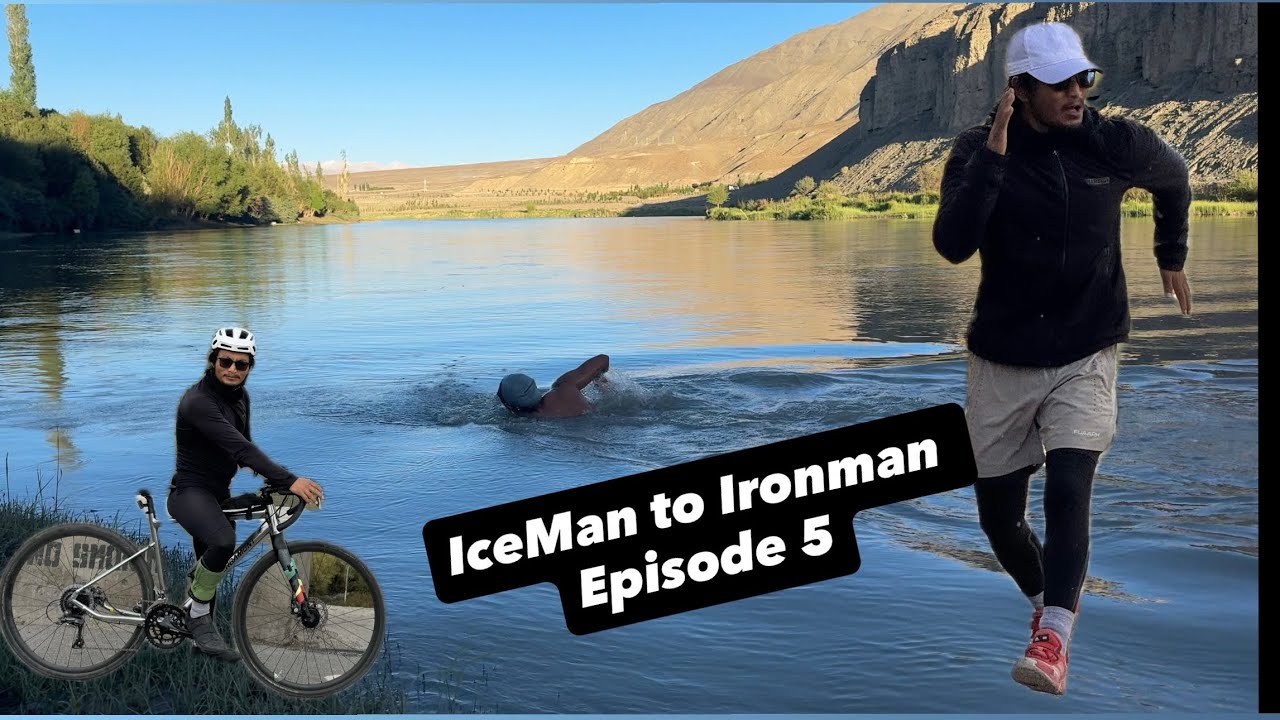 IceMan to Ironman | Episode 5: How I Trained for Ironman 70.3 Goa in Ladakh ❄️ #ironman 