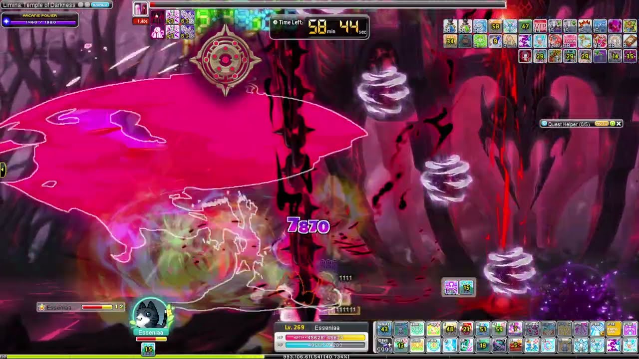Level 269 Lynn Black Mage Solo (27:30 - 3 deaths)