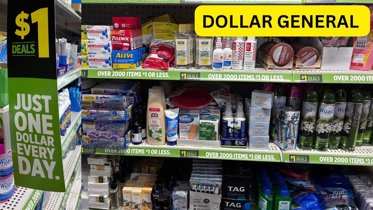 WHAT'S NEW AT DOLLAR GENERAL $1 DEALS DOLLAR TREE DON'T HAVE #dollargeneral