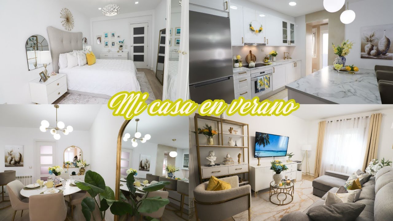 House Tour Verano 2025 🍋Ideas FRESCAS para decorar tu casa CON ESTILO 💙