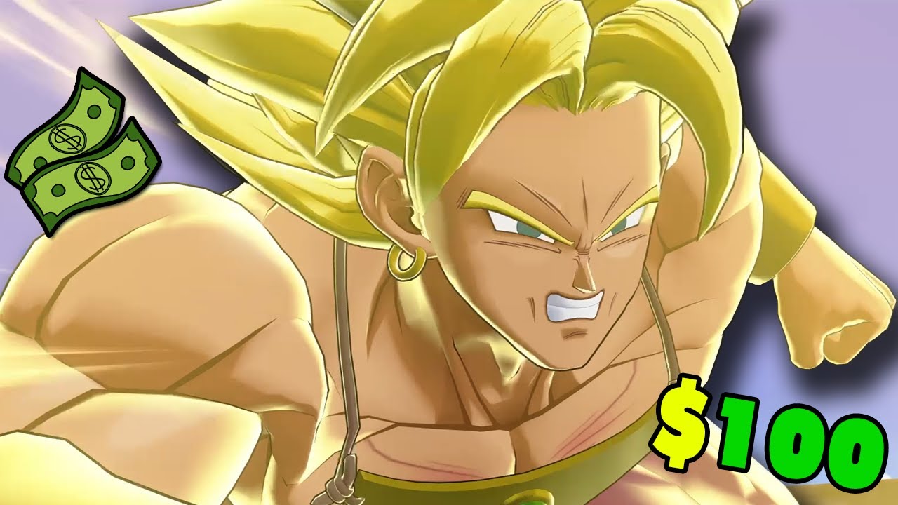 Я потратил 100 долларов на Броли в игре Gekishin Squadra.