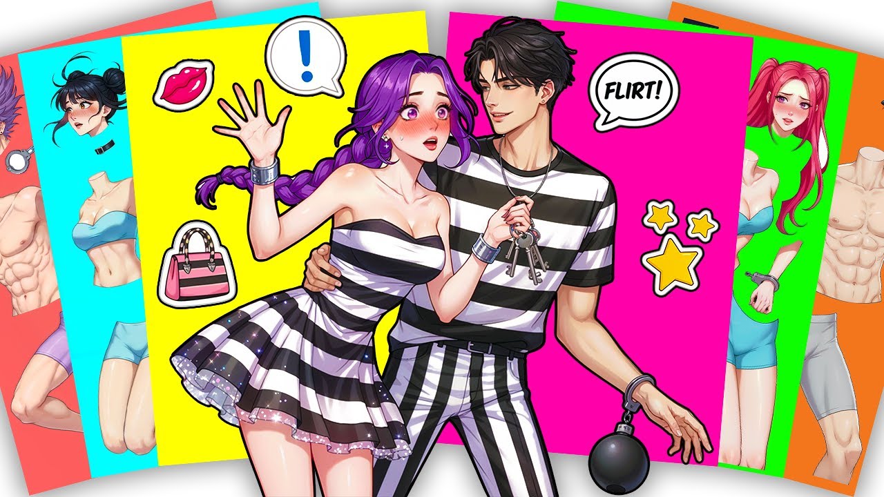 Locked up in love! 💘 HUNTRIX RUMI x SAJABOYS JINU - KPOP DEMON HUNTERS | Sticker Book DIY