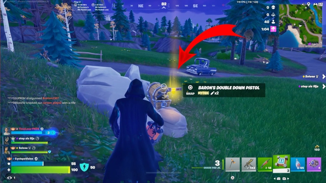 Finding The Best Exotics & Mythics In Fortnite Reload!