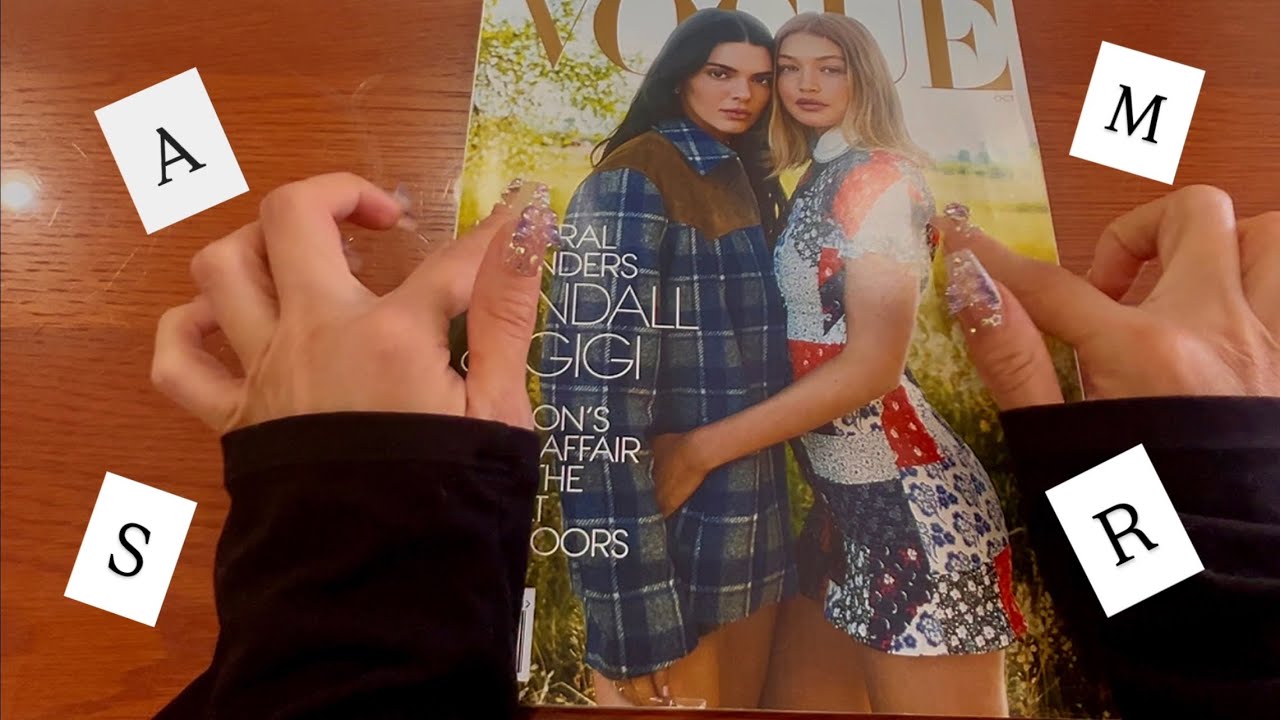 ASMR Vogue Magazine whispers