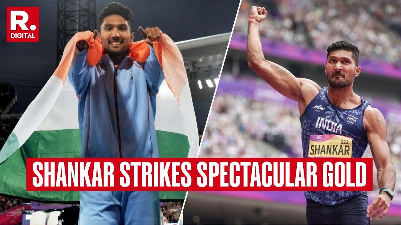 Shankar Tejaswin Wins Spectacular Gold | Asian Indoor Athletics Championships | Trending Show