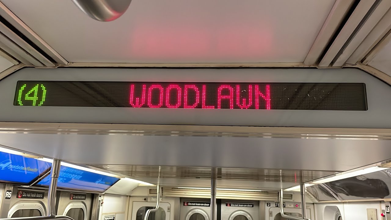 IRT Lexington Av Express: R142A (4) Train [Crown Heights-Utica Av to Woodlawn #2]