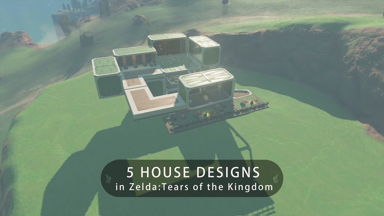 5 HOUSE DESIGNS in Zelda:Tears of the Kingdom