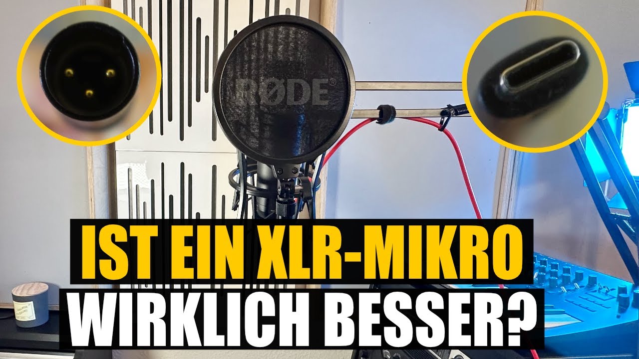 XLR oder USB Mikrofon? Was ist besser? Unterschiede, Vorteile, Nachteile und Sound Demos