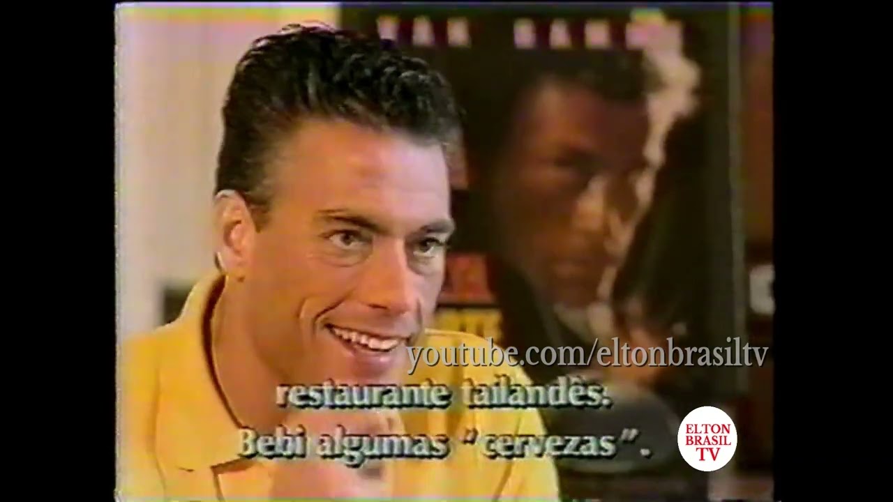 Jean Claude Van Damme conversa com Rubens Ewald Filho - HBO - 1995