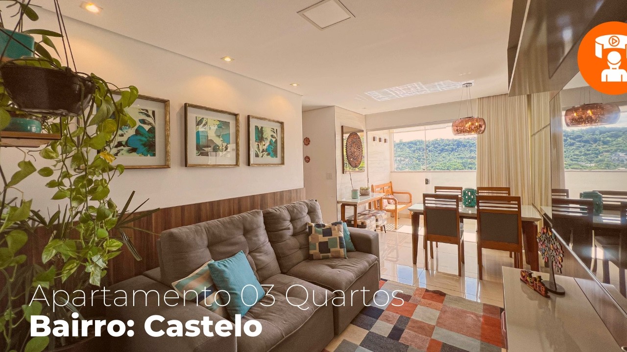 VENDA: APARTAMENTO 03 QUARTOS - CASTELO - BH/ MG (CÓDIGO: 664594)