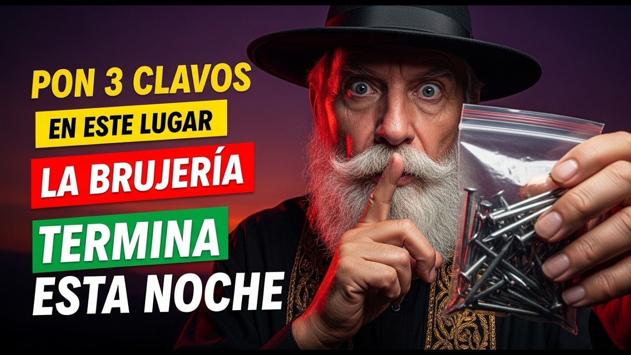 Pon 3 CLAVOS en Este Sitio y Cierra la Puerta a Toda Maldición | Sabiduría Judía
