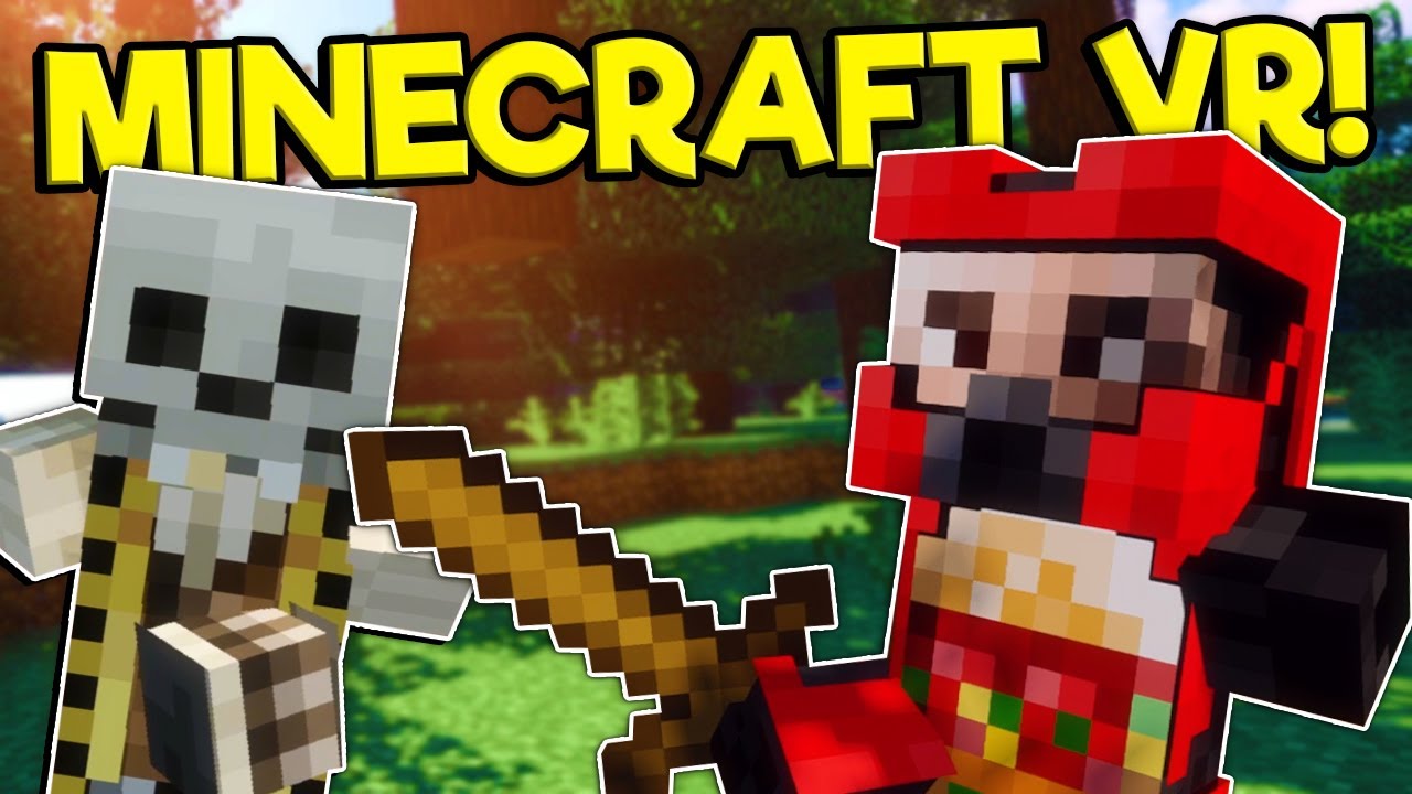 Spycakes & I Must Survive & Build a Base in Virtual Reality! - Minecraft VR Multiplayer Gameplay