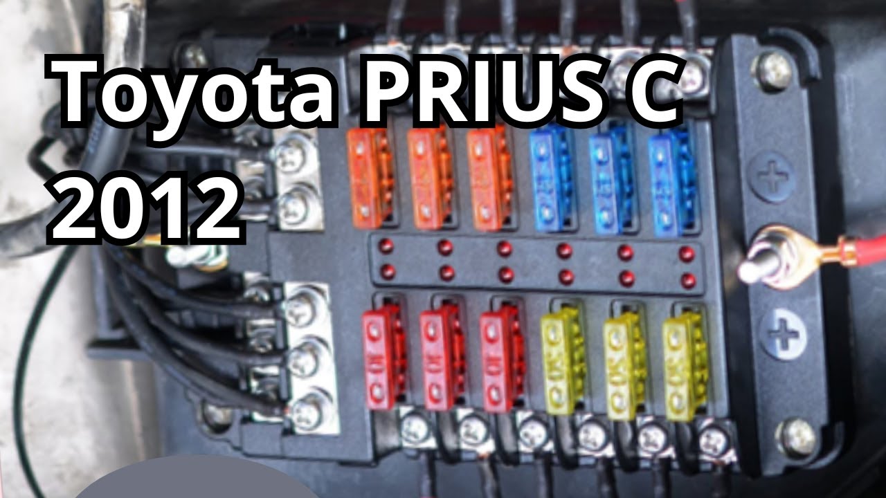Fuse Box Diagram: Toyota PRIUS C 2012. FuseFans.