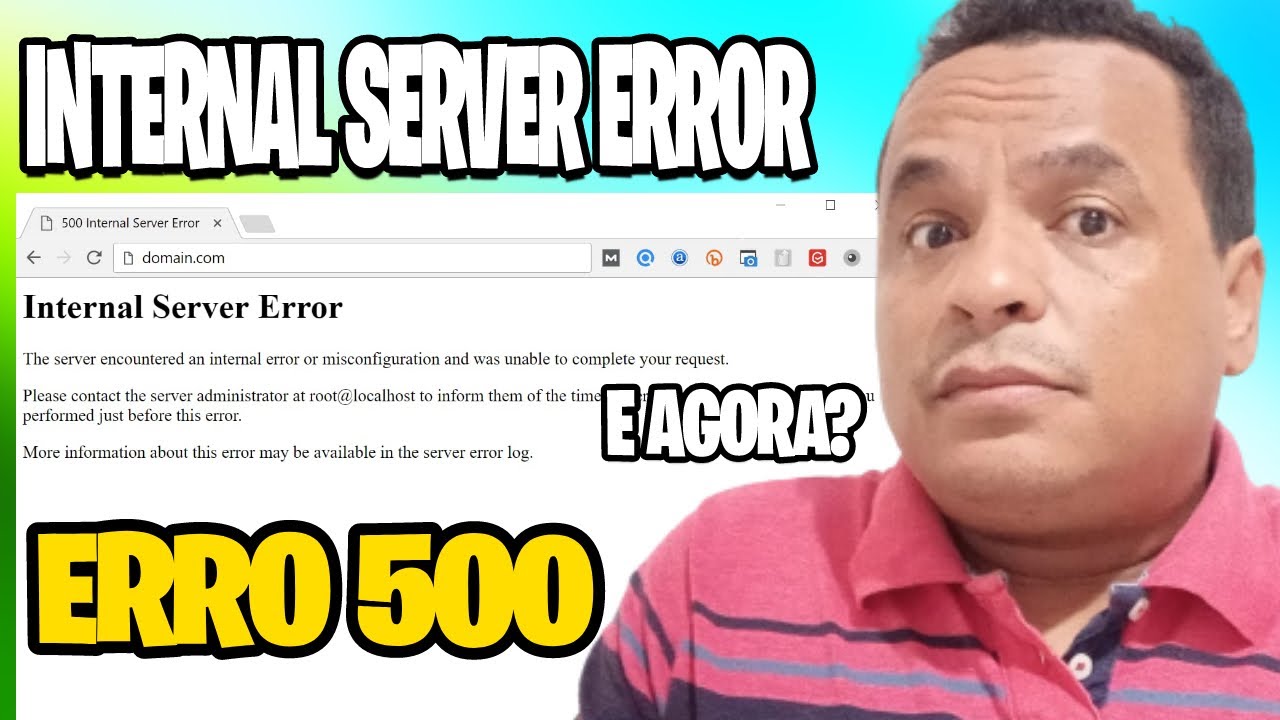 Como corrigir Erro 500 Internal Server Error (Atualizado)