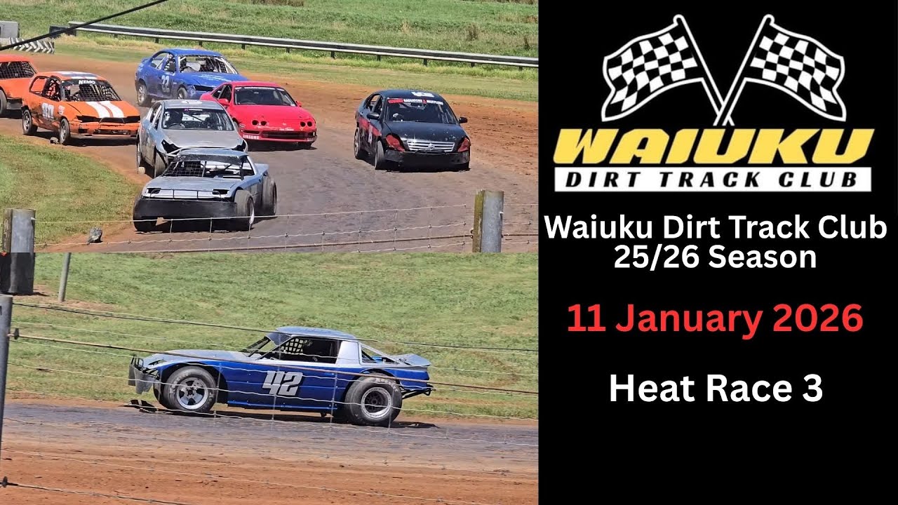 Saloon Heat 3 - Waiuku Dirt Track Club 11/1/2026