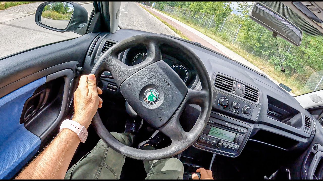 2007 Skoda Fabia [1.2 I 60HP] |0-100| POV Test Drive #1279 Joe Black