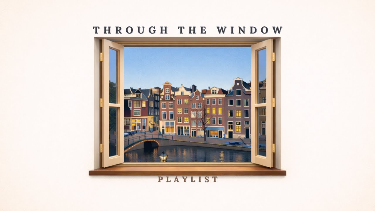 Cozy Jazz for Cafe & Work | Through the Window – Calm Canal Afternoon